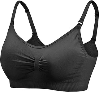 Dress Cici Nursing Bra, Full Coverage Maternity Bra, Comfortable Breastfeeding Sleep Bra 5-Pack (5 Pieces)