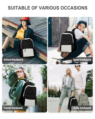 VECAVE Lightweight Casual Laptop Backpack Purse for Women,Travel Backpack with laptop compartment