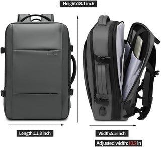 BANGE Travel Backpack,Flight Approved Carry On Backpack for International Travel Bag, Water Resistant Durable 17-inch Laptop Backpacks,Large Daypack Business Weekender Luggage Backpack for Men Women…