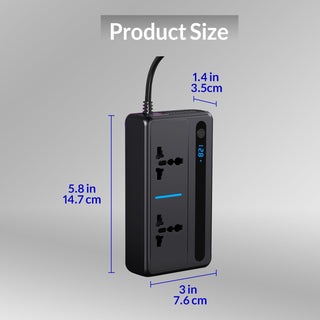 LEVADA PLUS Car Power Inverter 200W – 12V DC to 220V AC Car Inverter- 2 USB and 2 USB Type-C Support QC3.0 36W and 30W- for Cars and SUVs (Edition 2024)