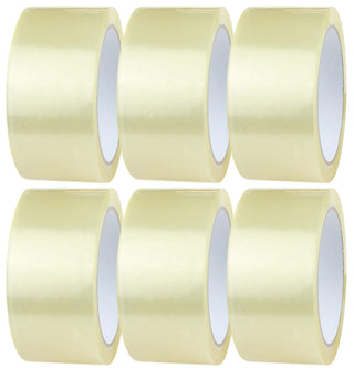 MARKQ Clear Packing Tape | 2 inches x 50 yards Strong Heavy Duty Packaging Tape for Sealing Parcel Boxes, Moving Boxes Houses, Large Postal Bags, Office Supplies [1 Rolls]