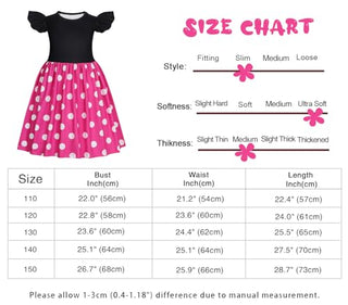 WonderBabe Girl Costume Polka Dots Tulle Tutu Dresses Princess Fancy Dress Up Halloween Birthday Party Dress with Ears Headband