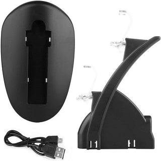 eWINNER Controller Charger Dock LED Dual USB PS4 Charging Stand Station Cradle for Sony Playstation 4 PS4 / PS4 Pro /PS4 Slim Controller