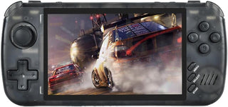NALACAL Mini Portable Handheld Retro Video Games Consoles for kids 4.5" IPS Screen Rechargeable Hand Held/With 3D joystick /2* USB 2.0/mini hdmi/perspective Black/3.5mm audio port/with 32G TF Card