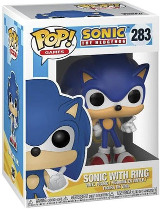 Funko Pop! Games Sonic the Silver Hedgehog Sonic With Ring - Sonic the Hedgehog - Collectable Vinyl Figure - Gift Idea - Official Merchandise - Toys for Kids & Adults - Video Games Fans