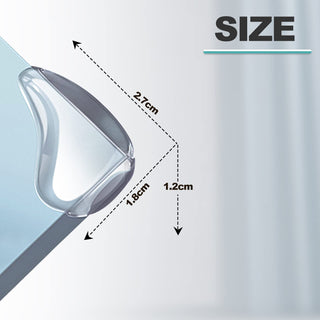 Gudui ‎SHOWAY Corner Guards (12 Pack) Clear Protectors | High Resistant Adhesive Gel Best Baby Proof Stop Child Head Injuries Tables, Furniture & Sharp Corners Proofing (L-Shaped).