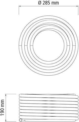 Tramontina Flex garden hose, 15 meters 1/2"