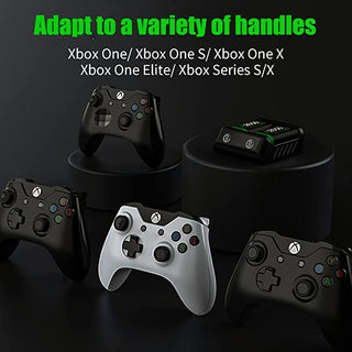 Luikyei Rechargeable Battery Packs for Xbox Series X/S Controllers, 2 X 2650mAh High Capacity Batteries with Charger, 2 in 1 Battery Packs with LED Indicator Charging Accessories for Xbox Series X/S