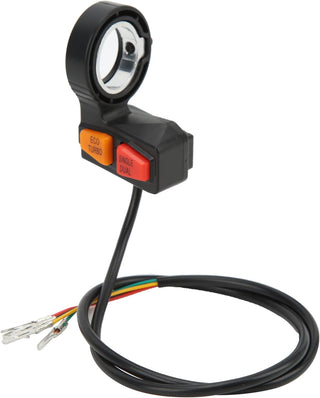SRTK Electric Bike Switch, Handlebar Switch IPX4 Waterproof Wear Prevention Anti-Aging For Low Speed ATV Scooter