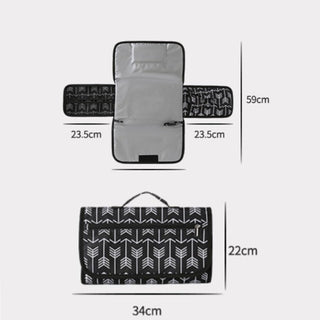 NALACAL Baby Changing Pad, Diapers Newborn Pads, Lightweight Diaper Changing Pad, Foldable Infant Urinal Pad, Leakage Protection, with Built-in Pillow Travel Diaper Changing Mat Portable Diaper Gift