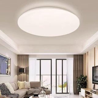 HUA QIANG WANG 3-Color Round LED Ceiling Light Fixture Modern Simple Ultra-thin White Flush Mount Ceiling Lamp for Bedroom Living Room Dining Room Kitchen Island Hallway(40cm)