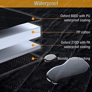 LIMOS Car Back-Seat Protector Cover for Dog Cat Pets Waterproof Scratchproof Nonslip Hammock, Against Dirt and Pet Fur Durable Pets Seat Covers for All Cars