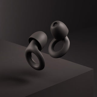 Loop Quiet Ear Plugs for Noise Reduction – Super Soft, Reusable Hearing Protection in Flexible Silicone for Sleep, Noise Sensitivity - 8 Ear Tips in XS/S/M/L – 24dB & NRR 14 Noise Cancelling – Black