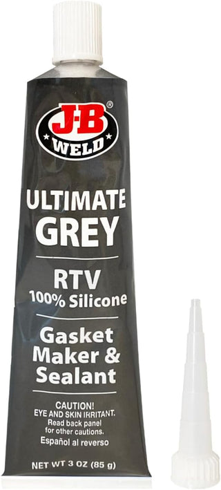 J-B Weld 31319 Black RTV Silicone Sealant and Adhesive - 3 oz.
