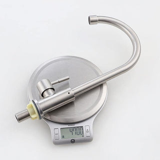 baokemo Kitchen Faucet 304 Stainless Steel Sinks water Faucet Single Cold Kitchen Tap Bathroom Taps (black)