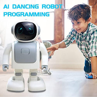 QuantumG - ROBERT APP CONTROLLED ROBOT AND BLUETOOTH SPEAKER WITH BUILTIN DANCING FEATURE AND APP CONTROLLED GESTURE MOVEMENTS, FUN TOY GADGET FOR KIDS AND BLUETOOTH SPEAKER