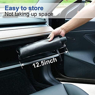 TDOO Car Sun Shade,for Car Front Windshield, Car Umbrella Sun Shade Cover, Foldable UV Reflector And Heat, Sunshade for Cars, Fits Most Vans SUVS (57 x 31 In) (A), Black