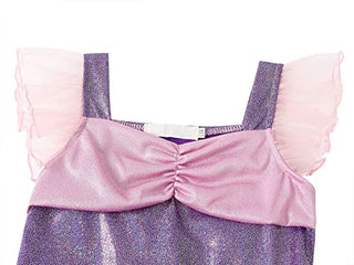 WonderBabe Little Girl Mermaid Princess Dresses Ariel Costume for Grils Birthday Party Halloween Cosplay Outfit with Accessories