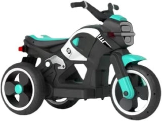 NTECH New Model Children Ride on Toy With Music Light 3 Wheels Rechargeable Battery Car Baby Motorbike 2-7year Boy & Girl Can Sit In Toy Car Scooter Kids Electric Motorcycle (Green)