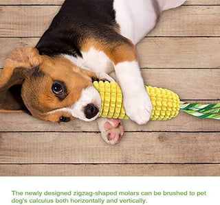 LOVEQI Dog Chew Toys, Puppy Toothbrush Clean Teeth Interactive Corn Toys, Dog Toys Aggressive Chewers Small Meduium Large Breed