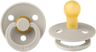 Bibs Pacifier Size 1 - Baby 0-6M (2pcs) - Ivory/Blush