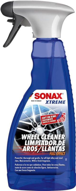 Sonax Xtreme Wheel Cleaner - 500mL Acid-Free Car Rim Cleaner for Steel, Alloy, Chrome Wheels with Citrus Scent