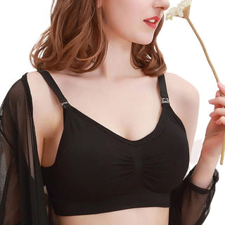 Dress Cici Nursing Bra, Full Coverage Maternity Bra, Comfortable Breastfeeding Sleep Bra 5-Pack (5 Pieces)