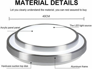 HUA QIANG WANG LED Flush Mount Ceiling Light,60W 3-Color Changeable Ceiling Lamp,Round Modern Ceiling Lighting Fixture for Living Room Dining Room Bedroom Kitchen Island(40cm)