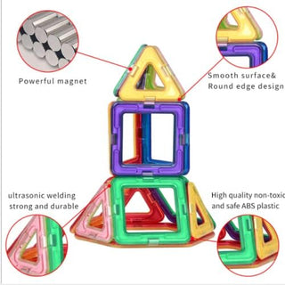 A&E Kids 40 pcs magnetic building blocks large Big jumbo Mega Bricks construction educational Multi color block brick Assemble BPA Free toy set safe for مكعبات اطفال العاب