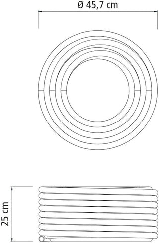 Tramontina Flex garden hose, 15 meters 1/2"