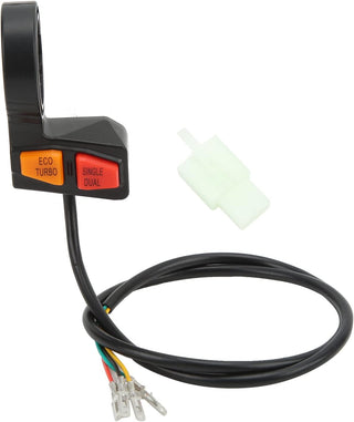 SRTK Electric Bike Switch, Handlebar Switch IPX4 Waterproof Wear Prevention Anti-Aging For Low Speed ATV Scooter