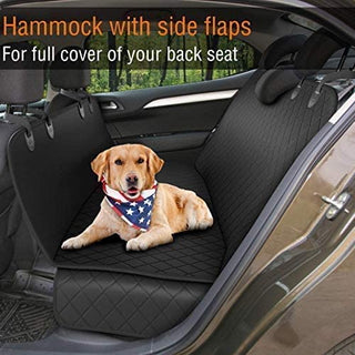 LIMOS Car Back-Seat Protector Cover for Dog Cat Pets Waterproof Scratchproof Nonslip Hammock, Against Dirt and Pet Fur Durable Pets Seat Covers for All Cars