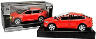 Diecast model cars tesla toy cars mode toy car with sound & light - Black