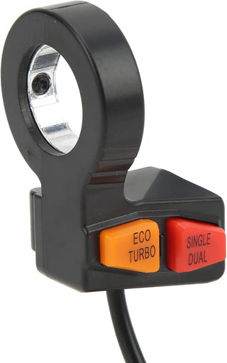 SRTK Electric Bike Switch, Handlebar Switch IPX4 Waterproof Wear Prevention Anti-Aging For Low Speed ATV Scooter