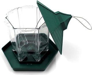 Nothers Kid's Hanging Gazebo Wild Bird Feeder Perfect for Garden Decoration (Green)