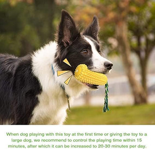 LOVEQI Dog Chew Toys, Puppy Toothbrush Clean Teeth Interactive Corn Toys, Dog Toys Aggressive Chewers Small Meduium Large Breed