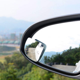 Ampper Blind Spot, 2" Round HD Glass Convex Rear View Mirror | Car | Pack of 2