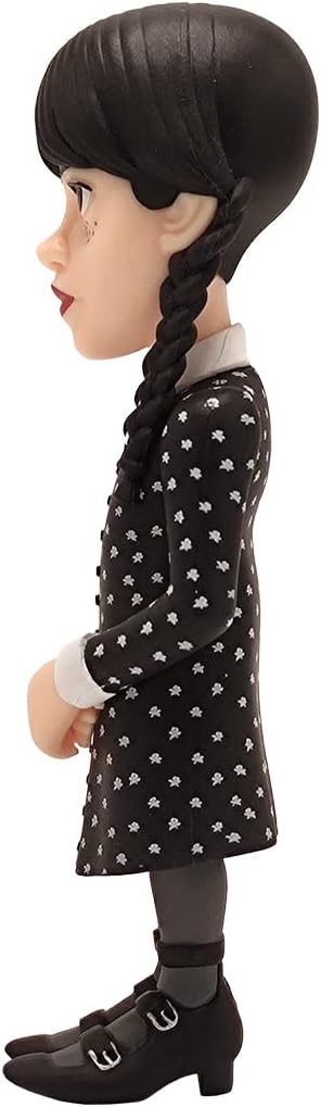 Minix Wednesday Addams With Thing Model | Collectable Wednesday And Thing Figure From The Wednesday TV Series | Bandai Minix Wednesday Toys Range | Collect Your Favourite Wednesday Figures
