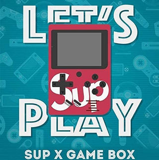 AWH SUP Game Box Plus 400 in 1 Retro Games UPGRADED VERSION mini Portable Console Handheld Gift By PRIME TECH ™ (Blue)