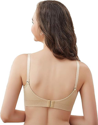 3 Pack Full Cup Nursing Bras Seamless Maternity Bras for Easy Breastfeeding with Extra Bra Extenders