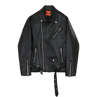 Men's Korean Style Trendy Slim-fit Motorcycle Jacket