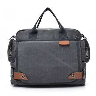 Multi-compartment Canvas Fashion Men's Shoulder Bag