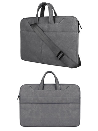 Laptop Bag Portable Shoulder Frosted PU