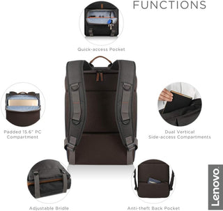Lenovo B210 15.6 inch Casual Laptop Backpack, Black (Upgraded)