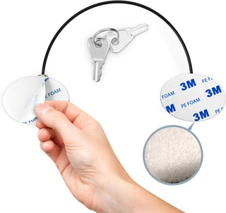 HavenHause Pack of 2 Refrigerator Fridge Lock - Child Safety Lock for Freezer, Cabinet, Drawers, Door - Black by