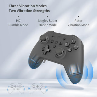 GuliKit KK3 Max Game Controller Hall Effect Joysticks Analog & Digital Triggers Wireless Pro 1000HZ Polling Rate Maglev/HD/Rotory Vibration Compatible with Switch/PC/Android/iOS/Steam Deck (Black)