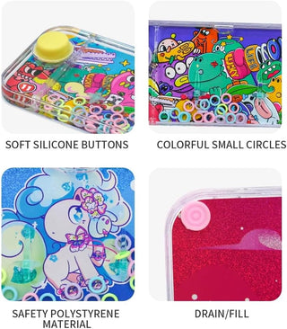 My Pet Elephant Handheld toss Ring Game, Guest Favour Gifts Pack of 4 , Compact Toy