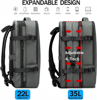 BANGE Travel Backpack,Flight Approved Carry On Backpack for International Travel Bag, Water Resistant Durable 17-inch Laptop Backpacks,Large Daypack Business Weekender Luggage Backpack for Men Women…