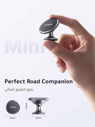 UGREEN Car Phone Holder Magnetic Mobile Holder for Car Dashboard Car Phone Mount Adhesive Car Mount Holder Magnetic Phone Mount for iPhone 15/14/13 Galaxy S22 S23 S24 Ultra, etc (Not Support Magsafe)