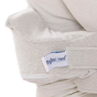 My Brest Friend Deluxe Nursing Pillow for Breastfeeding & Bottle Feeding, Enhanced Posture Support Feeding Pillow, Double Straps & Removable Extra Soft Slipcover, Evening Grey